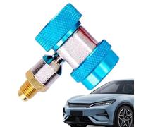 R134A Adapter - Manifold Gauge Connector, Quick Precise Fitting, Adjustable Threaded Coupler, Leak-Free Seal Feature, High-Performance HVAC Tool, Automotive Kit for RV Use