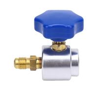 R134A Can Tap Valve, Refrigerant Dispenser Adapter Self Sealing Valve Compatible with 1/4 & 1/2 Inch AC Charging Hose, Designed for Automotive AC Refrigeration