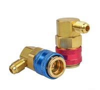 R134a Car AC Charging Hose Kit Featuring Quick Connect Couplers with Copper Valve Construction for Leak Prevention and Standard 11mm Fitting