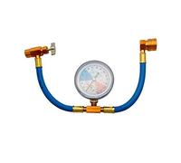 R134A Charging Hose Kit, Car Air Condition Recharge Refrigerant Fluid Hose Can Valve Guage for car air conditioning coolant
