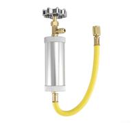 R134A R12 Vehicle AC Maintenance Tool Hand Turn Oil Injector Pump with 2 oz Capacity for Easy Oil Addition
