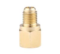 R134A Refrigerant Adapter 1/4" Male to 1/2" Acme Female Brass Vacuum Pump with AC Fitting