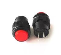 R16-503 Button Switch Power Reposition Self-locking Round Red 4 Pin 2 16MM 250V 3A 1/5/10Pcs(Red LED 4P NO Lock,1PCS)