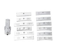 R161 Fretboard Press Caul Inserts, Electric Guitar Repair Tools for Luthiers, Precision Fretting Kit with 12 Radius Inserts and Cylindrical Fittings for Guitar and Bass