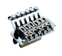 R2 42mm Copper Six String Electric Guitar Double Locking Tremolo Bridge R3 43mm Chrome Beginner Guitar Bridge(Chrome R2)