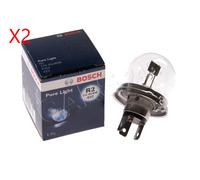 R2 Bulb 12V 45/40W P45t PURE LIGHT BOSCH 2pcs 1987302023