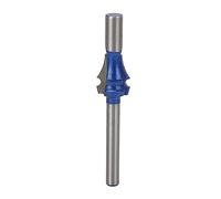 R2 Radius 1/4 Shank Tungsten Steel Alloy Router Bit, Wood Milling Cutter for DIY Projects, High Hardness Blue - Coated Carbide - Tipped Bit for Wood, MDF, Plywood