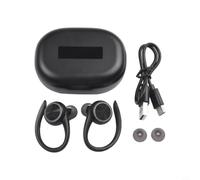 R200 Wireless Earbuds LED for Battery Display Compact R200 Wireless(Black)