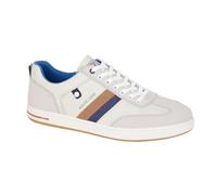 R21 Mens Stripe Casual Trainers 8 UK Off White/Grey