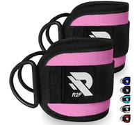 R2F Ankle Straps for Cable Machine Attachments - Pack of 2 Fitness Straps Gym Cuffs for Kickbacks, Glute Workouts, Leg Extensions, Curls, Booty Hip Abductors Exercise for Men and Women