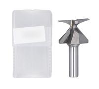 R30 Arc Bending Integrated Router Bit 1/2" Shank, Tungsten Steel+Carbon Steel Blade 12.7mm Dia 30mm R Angle 47.1mm Length, Precise Arc for Door Cabinet Curved Products, Enhanced Sa