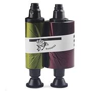 R3011 YMCKO Ribbon Compatible for Evolis Pebble Dualys 3 Securion Card Printers, 200 Images