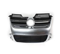 R32 MK5 Golf 5 Silver Front Racing Grills Engine Grill Grille Compatible For VW Golf 5 Mk 5 2005~2009 R32 Bumper Car Accessories