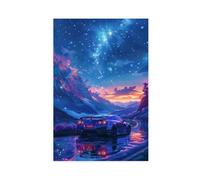 R35 Neon Galaxy Car Racing Car Canvas Poster Bedroom Decor Landscape Office Room Decor Gift Unframe-style 12x18inch(30x45cm)