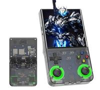 R36 Ultra Handheld Game Console Retro Gaming Console,15000+ Games 25 Emulators,Support Handle Connection,2.4G WIFI,4″ IPS OCA Screen,Open Source Linux System,Portable Video Game Consoles (Black-64G)