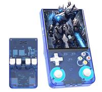 R36 Ultra Handheld Game Console Retro Gaming Console,20000+ Games 25 Emulators,Support Handle Connection,2.4G WIFI,4″ IPS OCA Screen,Open Source Linux System,Portable Video Game Consoles (Blue-128G)
