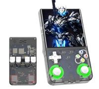 R36 Ultra Handheld Game Console Retro Gaming Console,20000+ Games 25 Emulators,Support Handle Connection,2.4G WIFI,4″ IPS OCA Screen,Open Source Linux System,Portable Video Game Consoles (Black-128G)