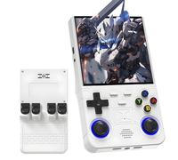 R36 Ultra Handheld Game Console Retro Gaming Console,20000+ Games 25 Emulators,Support Handle Connection,2.4G WIFI,4″ IPS OCA Screen,Open Source Linux System,Portable Video Game Consoles (White-128G)