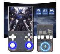 R36 Ultra Retro Handheld Game Console,20000+ Games,25 Emulators,4" IPS OCA HD Screen,Open Source Linux System,Retro Games Console Handheld Emulator,WIFI Online Battle & Handle Connection (Black-128G)