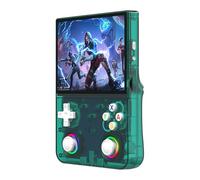 R36 Ultra-X Retro Handheld Game Console, with 64G Built-in 20000+ Games, 3000mAh Rechargeable, Support 20+ Simulators, Linux System, 4.5 Inch IPS Screen Portable Pocket Arcade (Transparent Black)