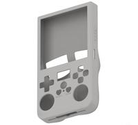 R36MAX Case Retro Handheld Console Cover - Silicone Scratch for proof Protection Black(Gray)