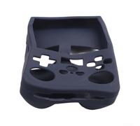 R36MAX Case Retro Handheld Game Console Cover - Washable Silicone Shock-resistant Skin(Midnight Blue)