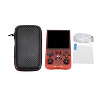 R36MAX Handheld Game Console, Retro Gaming Console with 4 Inch IPS Screen 720x720, 4000mAh Battery, Dual System Supports 60+ Emulators for Portable Retro Video Games (64GB)