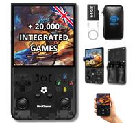 R36MAX NeoGame® Retro Games Console - R36 Max Handheld Game Console with 10000+ Classic Games, Portable Gamelab Console, Gifts for Teen Boys Linux System,3400mAh Battery,4.0 Inch HD Screen,64G TF