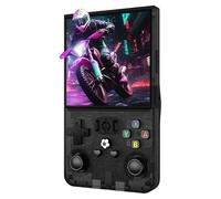 R36MAX Retro Handheld Game Console, 4.0 Inch IPS Screen, 128GB Storage, 22000+ Classic Games, 4000mAh Battery, Linux System, 30+ Emulators