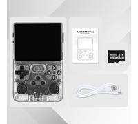 R36S Handheld Retro Game Console with Open Source Linux System, 3.5 Inch IPS Screen, 64G TF Card Retro Classic Games, Retro Games Console Handheld Emulator Console, 3200mAh Battery