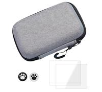 R36S R35S K36 Handheld Game Console Scratch Proof Travel Carrying Case and Screen Film Travel Friendly Game Storage Protector Case