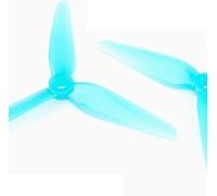R38 5.1Inch 3-Blade Colorful Racing Propeller Official H-eadsUp Collaboration for Competitive FPV Drones(5.1Inch 2Pairs Blue)