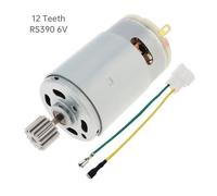 R390 12 Teeth 6V DC electronic starter 12000-20000RPM Ride On Car electronic starter High Speed electronic starter for Remote Control Car BIANMTSW(20000)