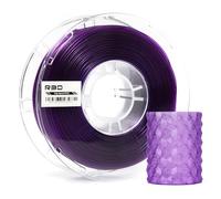 R3D PETG PRO High Speed Filament 1.75mm 1KG, 3D Printer Filament for 30-500 mm/s High-Speed Printing, Dimensional Accuracy +/- 0.02 mm, Plastic Spool, Compatible with AMS (Transparent Purple)