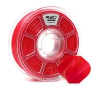 R3D PLA 3D Filament 1.75mm, 0-370 mm/s High-Speed Printing, Dimensional Accuracy +/- 0.02mm, 1KG (2.2lbs) Clear Plastic Spool 3D Printing Filament (Fluorescent Red)