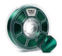 R3D PLA 3D Filament 1.75mm, 0-370 mm/s High-Speed Printing, Dimensional Accuracy +/- 0.02mm, 1KG (2.2lbs) Clear Plastic Spool 3D Printing Filament (Silk Green)