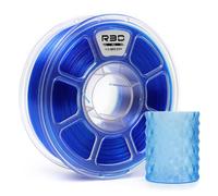 R3D PLA 3D Filament 1.75mm, 0-370 mm/s High-Speed Printing, Dimensional Accuracy +/- 0.02mm, 1KG (2.2lbs) Clear Plastic Spool 3D Printing Filament (Transparent Blue)