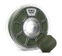 R3D PLA 3D Filament 1.75mm, 0-370 mm/s High-Speed Printing, Dimensional Accuracy +/- 0.02mm, 1KG (2.2lbs) Clear Plastic Spool 3D Printing Filament (Matte Olive Green)