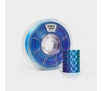 R3D Tri Color Silk PLA 3D Printer Filament Filament, Co-Extrusion, 1.75mm 1KG, 30-370 mm/s High-Speed Printing, 1.75mm, Dimensional Accuracy +/- 0.02 (Silk Blue-Purple-Yellow)