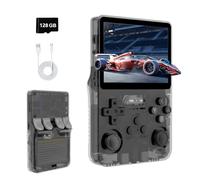 R40 Retro Handheld Games Console with 128GB, 20000+ Classic Video Games, 3.5 Inch IPS Screen Portable Gaming Console, Linux System, Dual-Core 64-Bit CPU, USB-C Rechargeable Retro Game Console