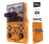 R40S Pro Handheld Retro Gaming Console - 3.5” IPS Screen, 256GB with 30,000+ Games, Dual Joystick, Linux System, 3800mAh Battery, Portable Video Game Player for Adults
