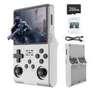R40S Pro Handheld Retro Gaming Console - 3.5” IPS Screen, 256GB with 30,000+ Games, Dual Joystick, Linux System, 3800mAh Battery, Portable Video Game Player for Adults
