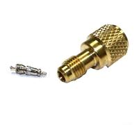 R410a Mini Split AC Charging Vacuum Adapter for 1/4 Male to 5/16 SAE Female Hose Connection