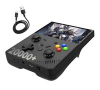 R43 PRO Retro Handheld Game Console 40000+ Games,25 Emulators,4.3-Inch LCD Screen Retro Game Console,4000mAh Battery,EmuELEC System,Cortex-A55,Portable Video Gaming Console (Black, 64G)