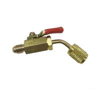 R454C Refrigerant Adapter 1/4 SAE Left Hand Thread(Red)