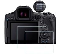 R5 MarkII Top+LCD Screen Protector for Canon EOS R5 MarkII R5II [2+2 Packs], Ultra-Clear 9H Tempered Glass Cover for Canon R5 MarkII R5II