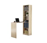 R50 Computer Desk With Storage Sonoma Oak