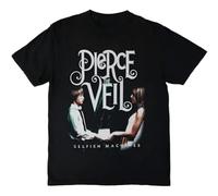 R5YGxdsewws 2025 Selfish Machine T-Shirt with A Piercing Veil Pure Printed Suitable Both WoStreet Casual Wear Black