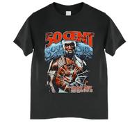 R5YGxdsewws Crew-Neck-Tees-Drop-Shipping-50-Cent-Get-Rich-or-Die-Tryin-Navy-Unisex-Humor Black
