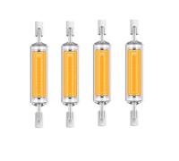 R7S 118mm LED Bulb Dimmable, Light Bulb Linear 30W, Warm White 3000K, R7S LED 118mm 30W Equivalent to 300W Halogen Lamp, Energy Saving for Ceiling, Floodlight, Wall Lamp,Warm White 4Pcs,118mm 30W